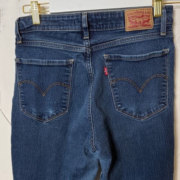 Bootcut Jeans in Deep Indigo Blue - Picture 9 of 11